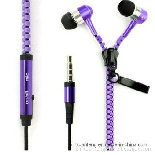 Universal Zipper Earphone (XF-A-009)